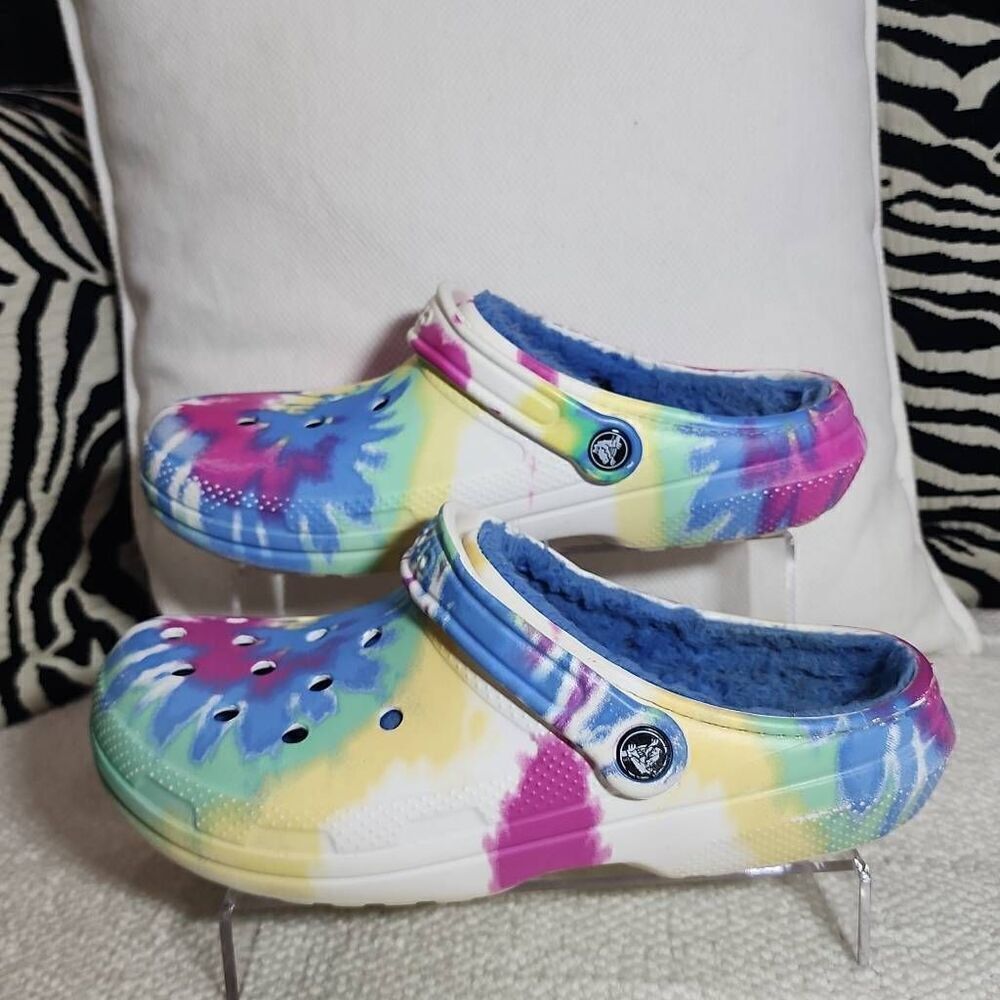 Crocs Classic Lined Tie Dye Clog M8/W10